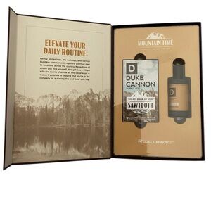 DUKE CANNON Mountain Time Sawtooth Holiday Gift Set
